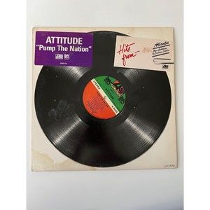 Attitude Pump The Nation 12" Vinyl Single PROMO Atlantic DMD 671 1983 EX